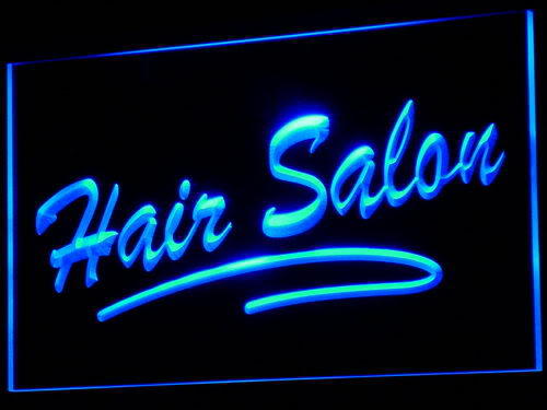 Hair Salon Cut Scissor Display Neon Light Sign